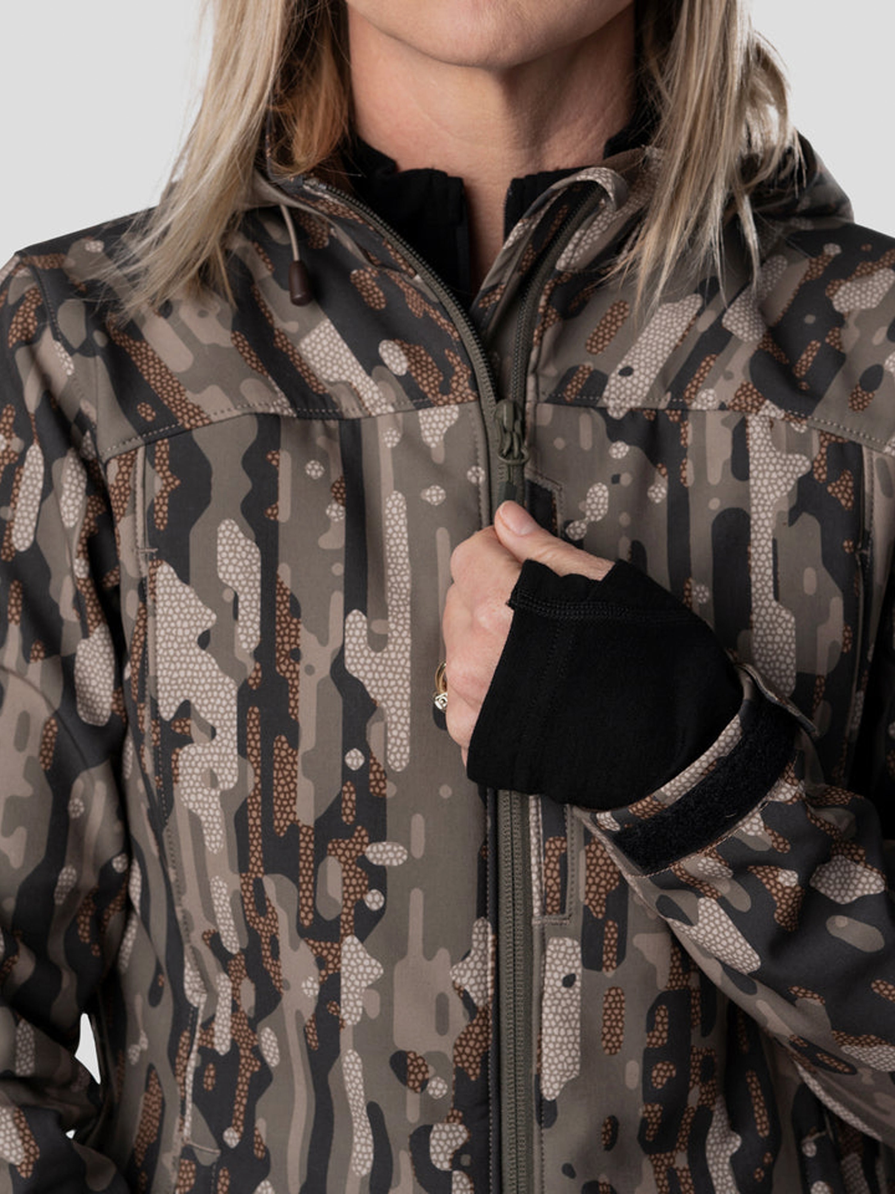 W s Contact Softshell Jacket Woodland