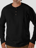 Men's Hill Country Henley - Black