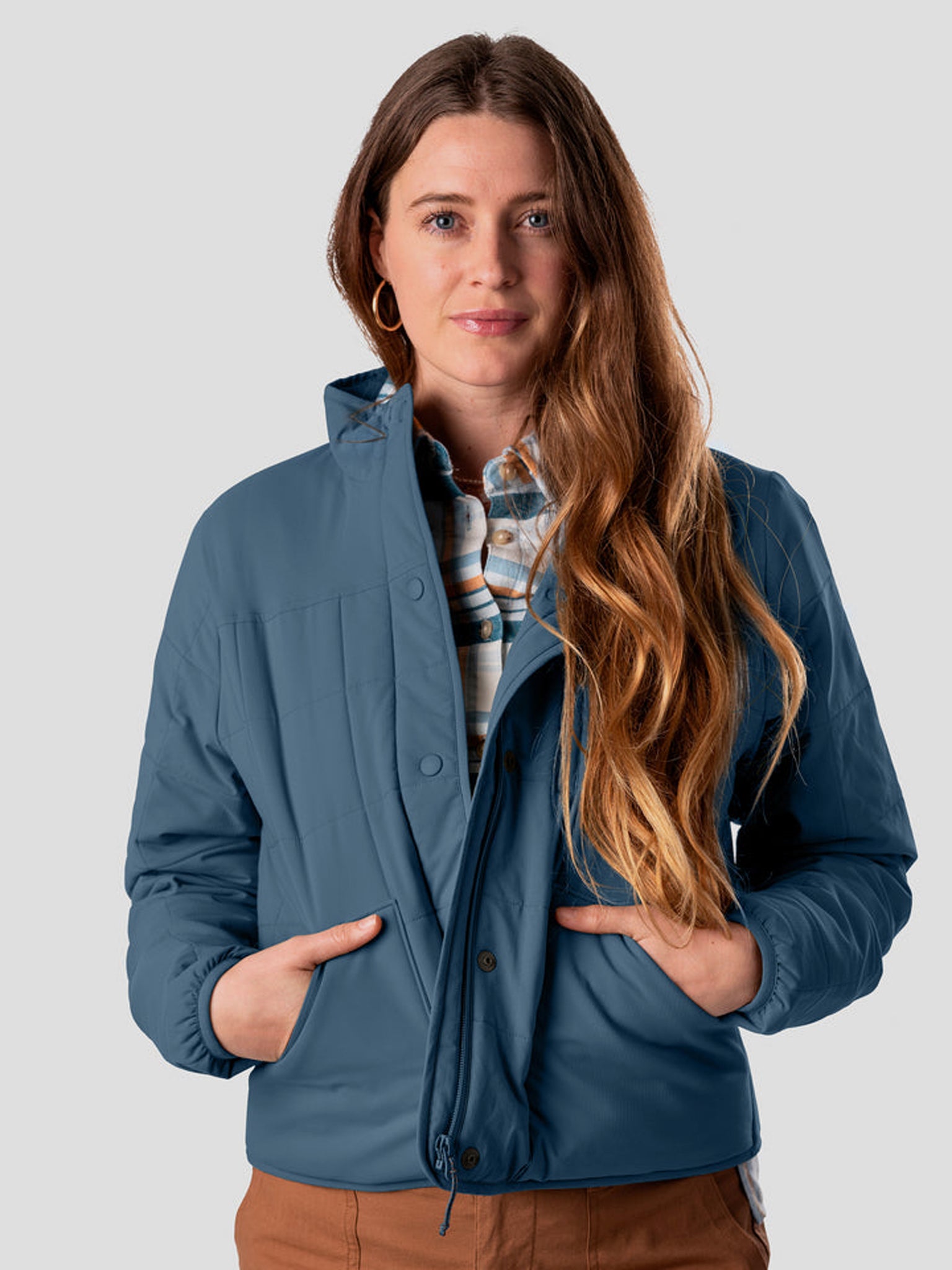 Women's Airflow Insulated Jacket - Channel Blue