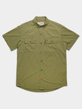 Men's Lightweight Hunting Shirt - Short Sleeve - Military Green