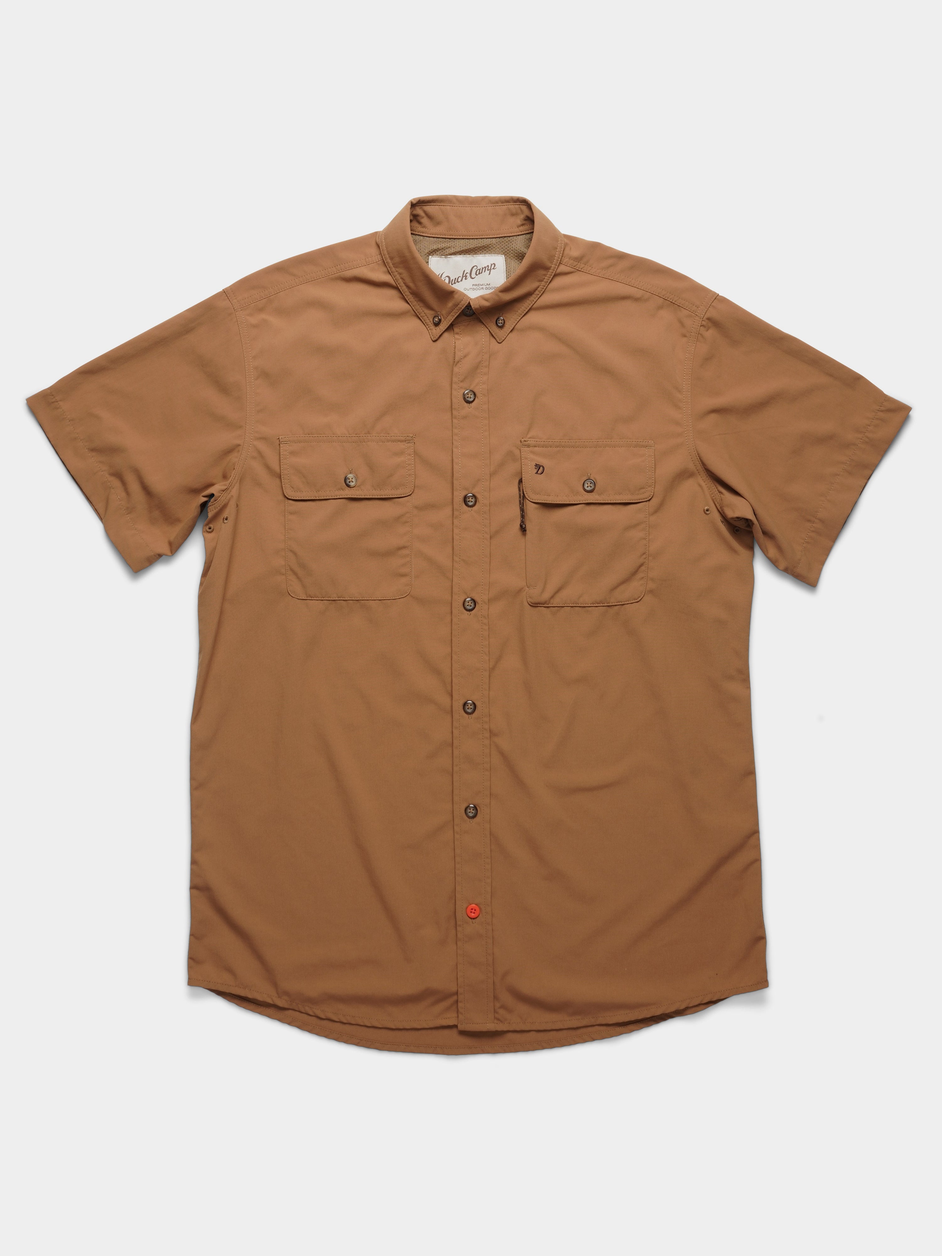 M's Lightweight Hunting Shirt Short Sleeve - Pintail Brown