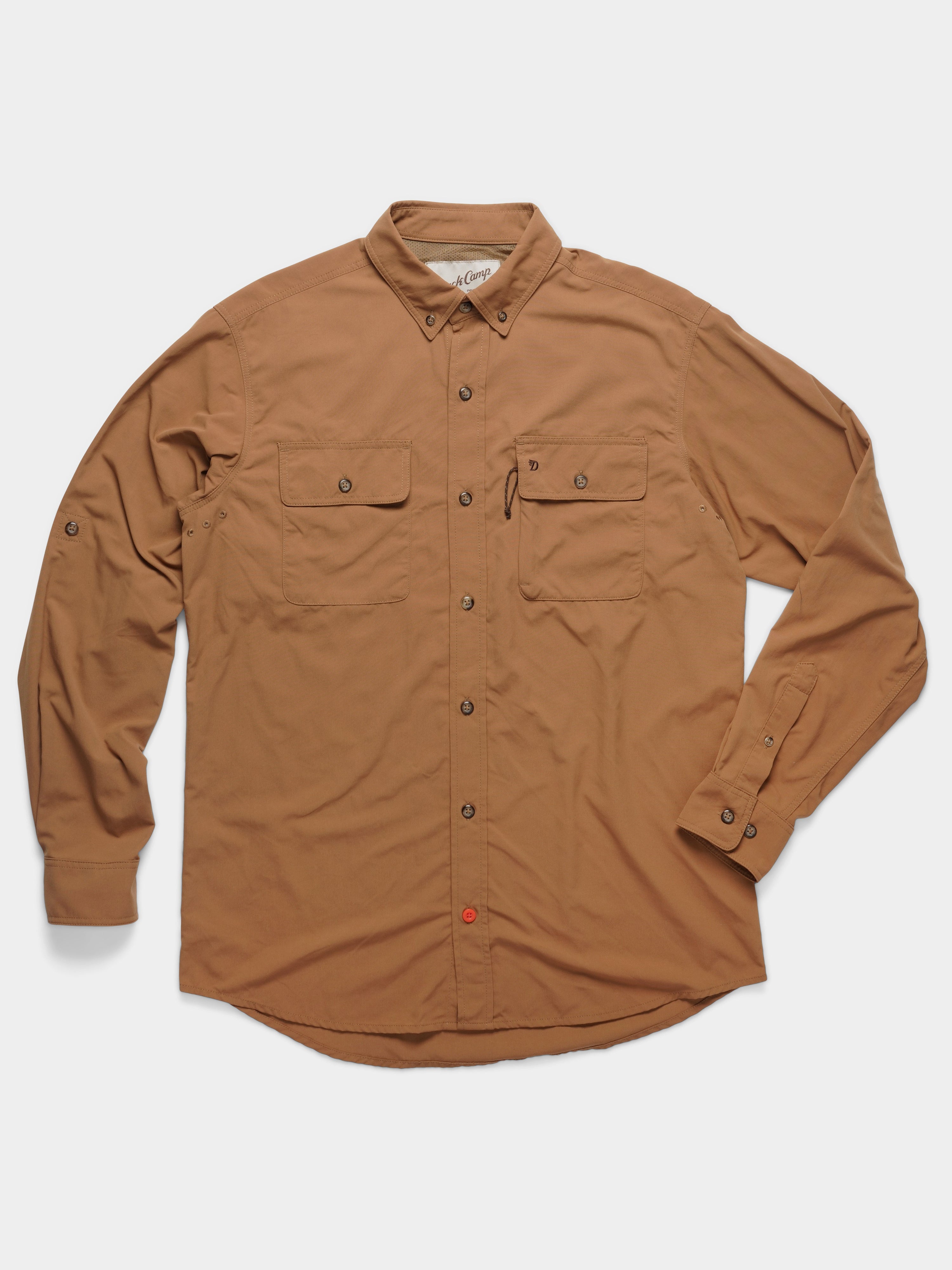 M's Lightweight Hunting Shirt Long Sleeve - Pintail Brown