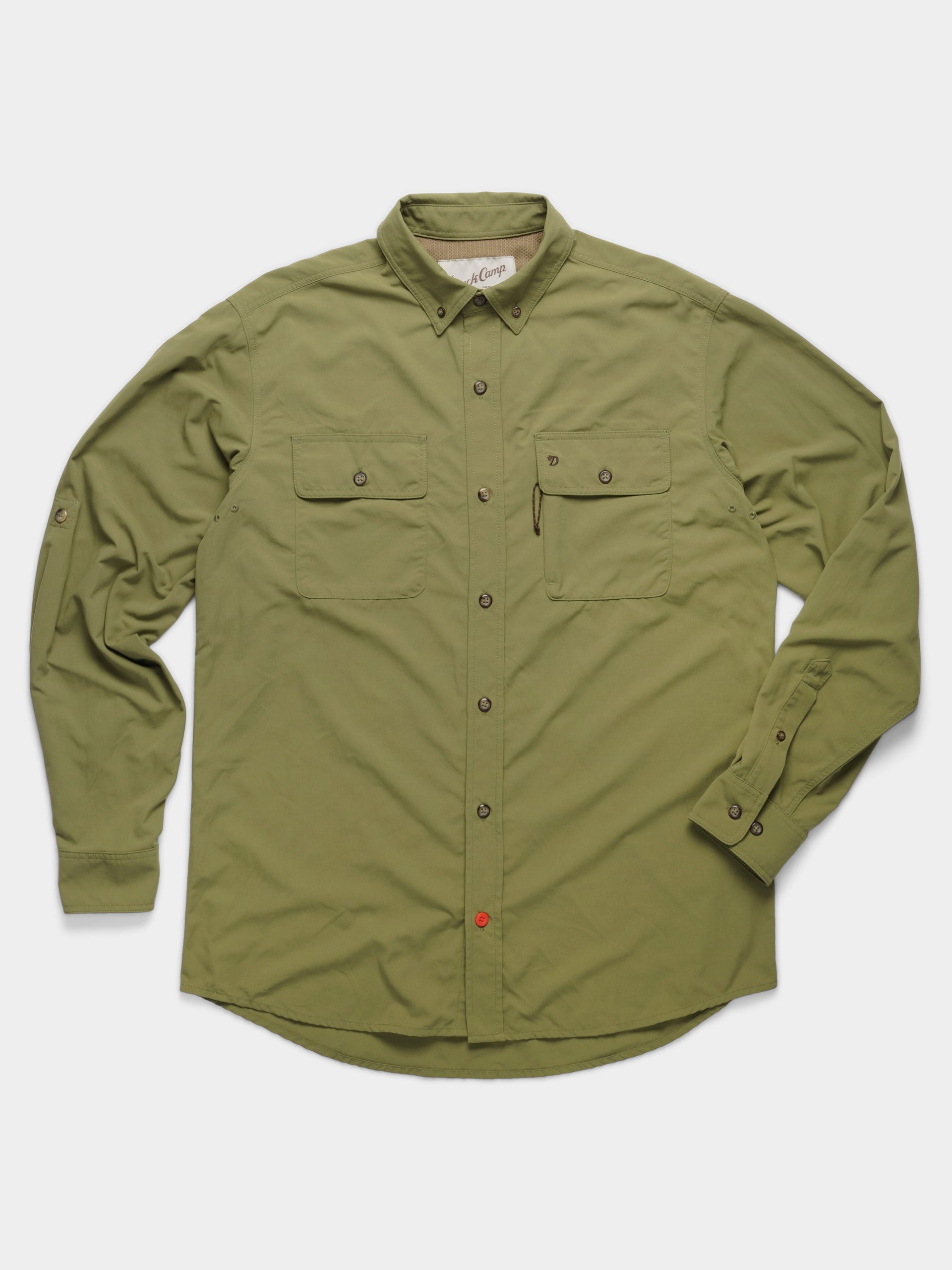 Cromoncent Camicia Da Lavoro Uomo Maniche Corte - Leggera E Asciugatura Rapida - Verde Militare Taglia M - Protezione UV