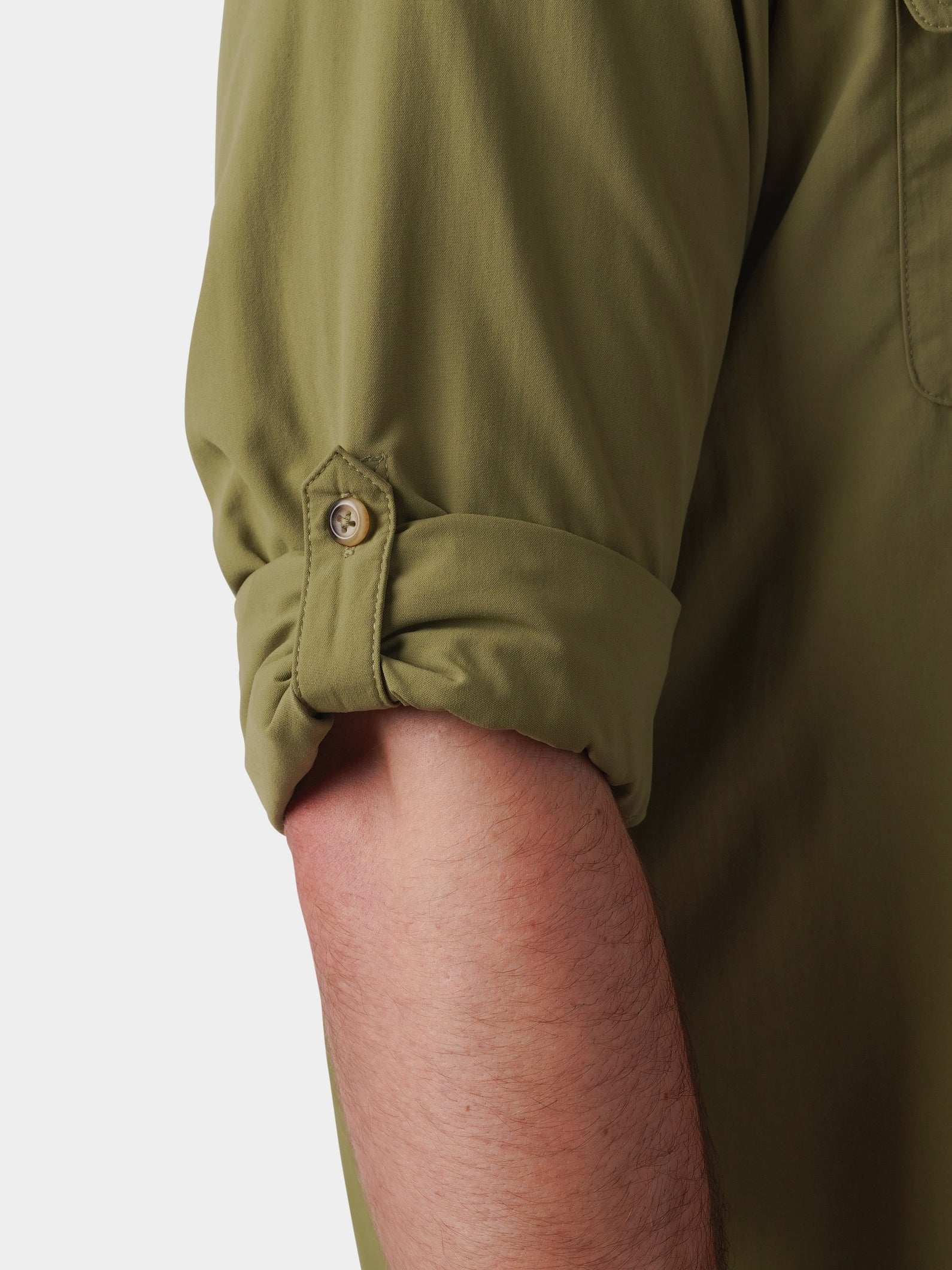 Lightweight Hunting Shirt Long Sleeve - Military Green