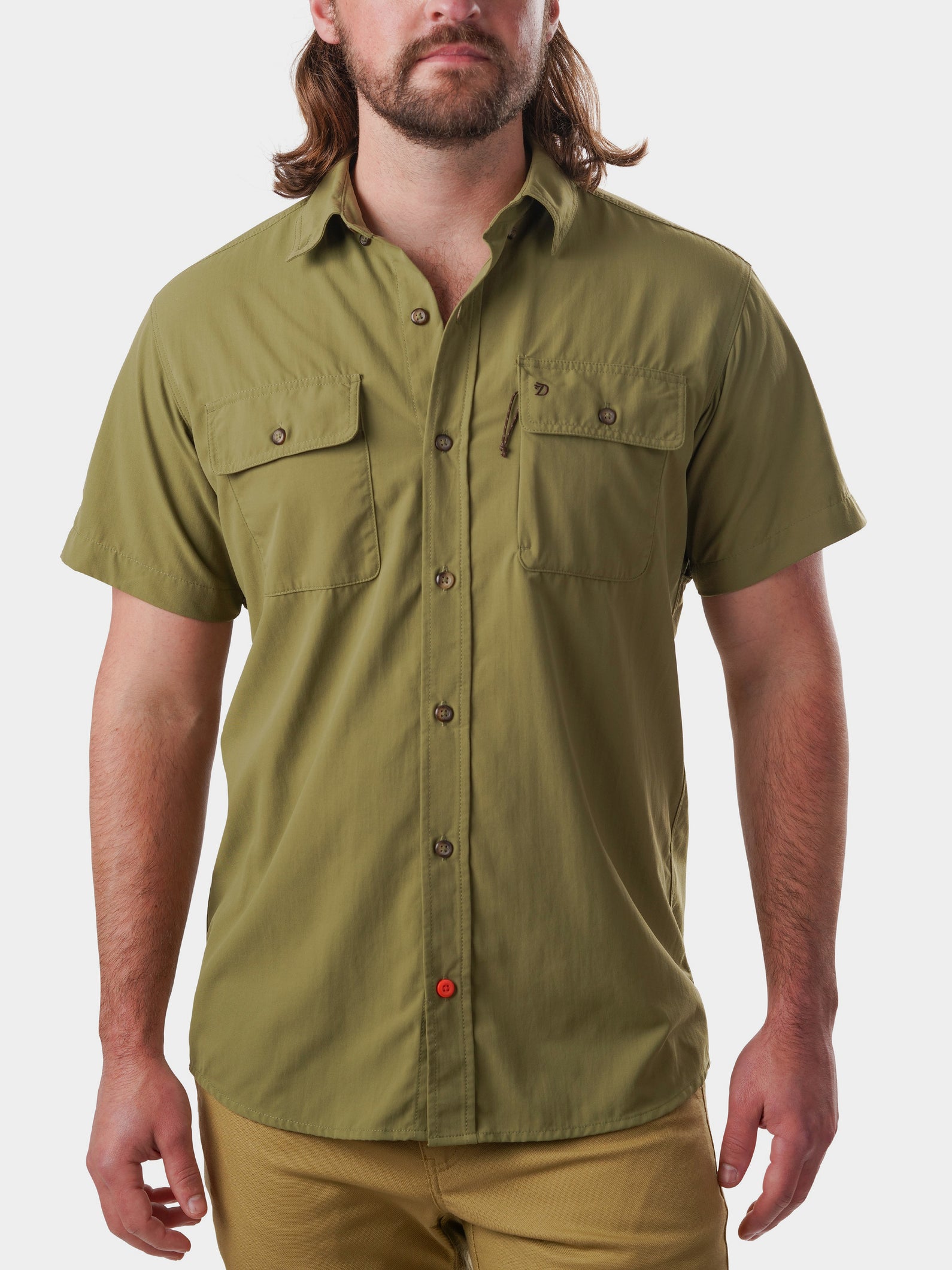 M's Lightweight Hunting Shirt Short Sleeve - Military Green