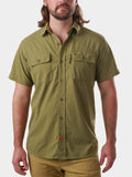Men's Lightweight Hunting Shirt - Short Sleeve - Military Green