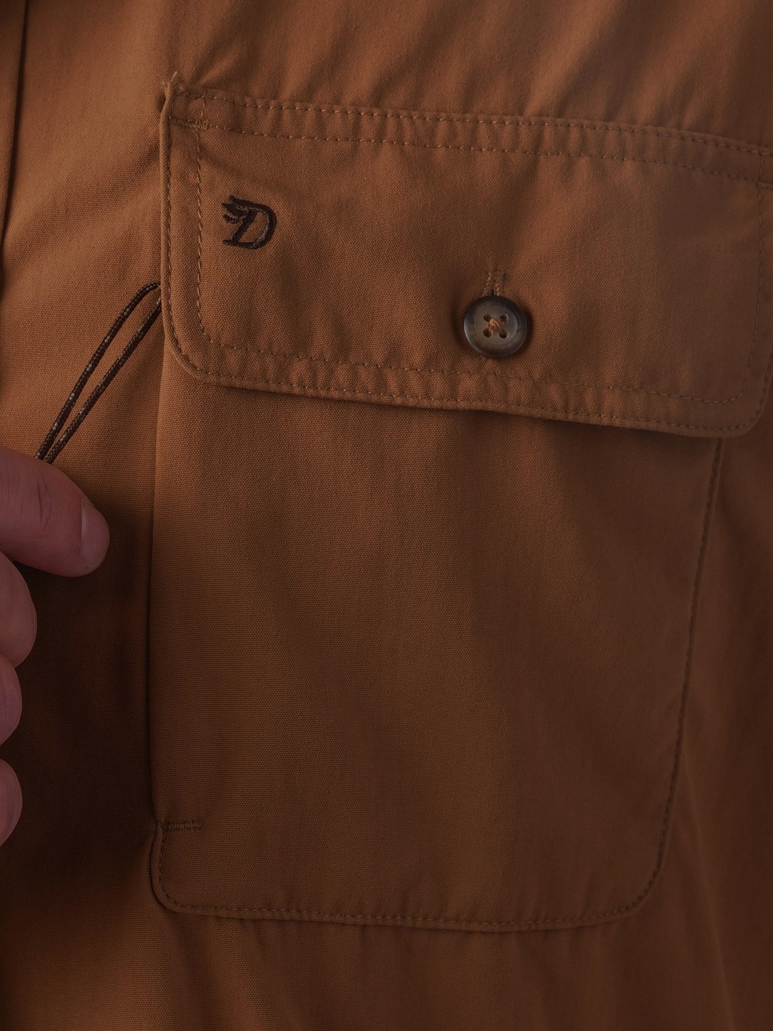M's Lightweight Hunting Shirt Short Sleeve - Pintail Brown