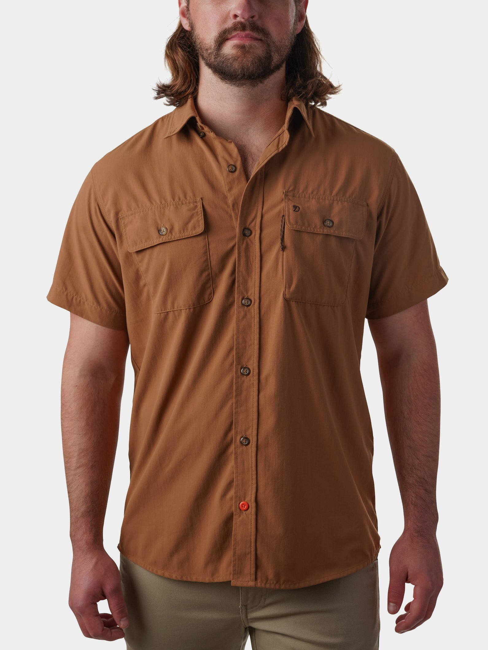 M's Lightweight Hunting Shirt Short Sleeve - Pintail Brown