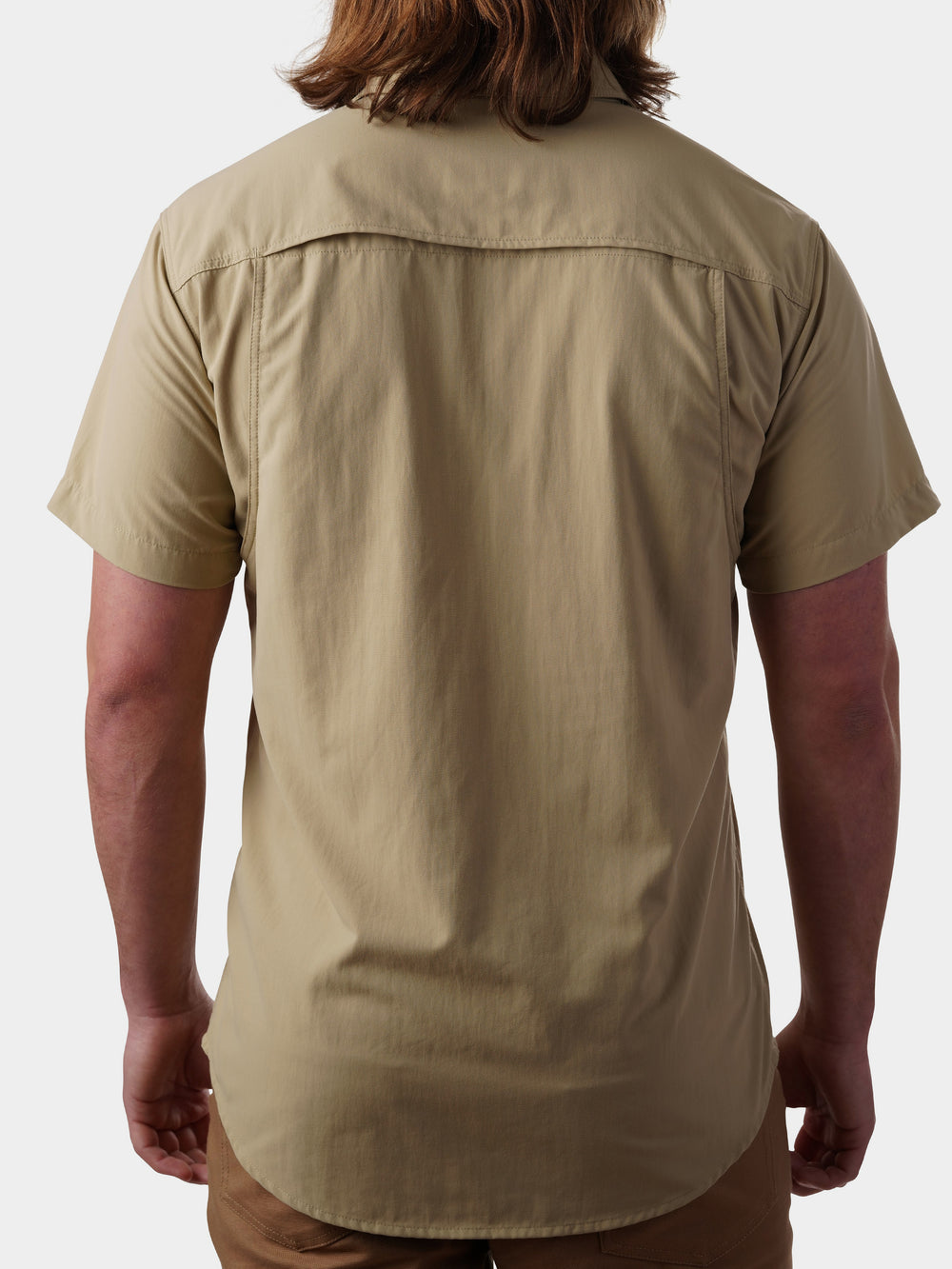 Men's Lightweight Hunting Shirt - Short Sleeve - Pumice