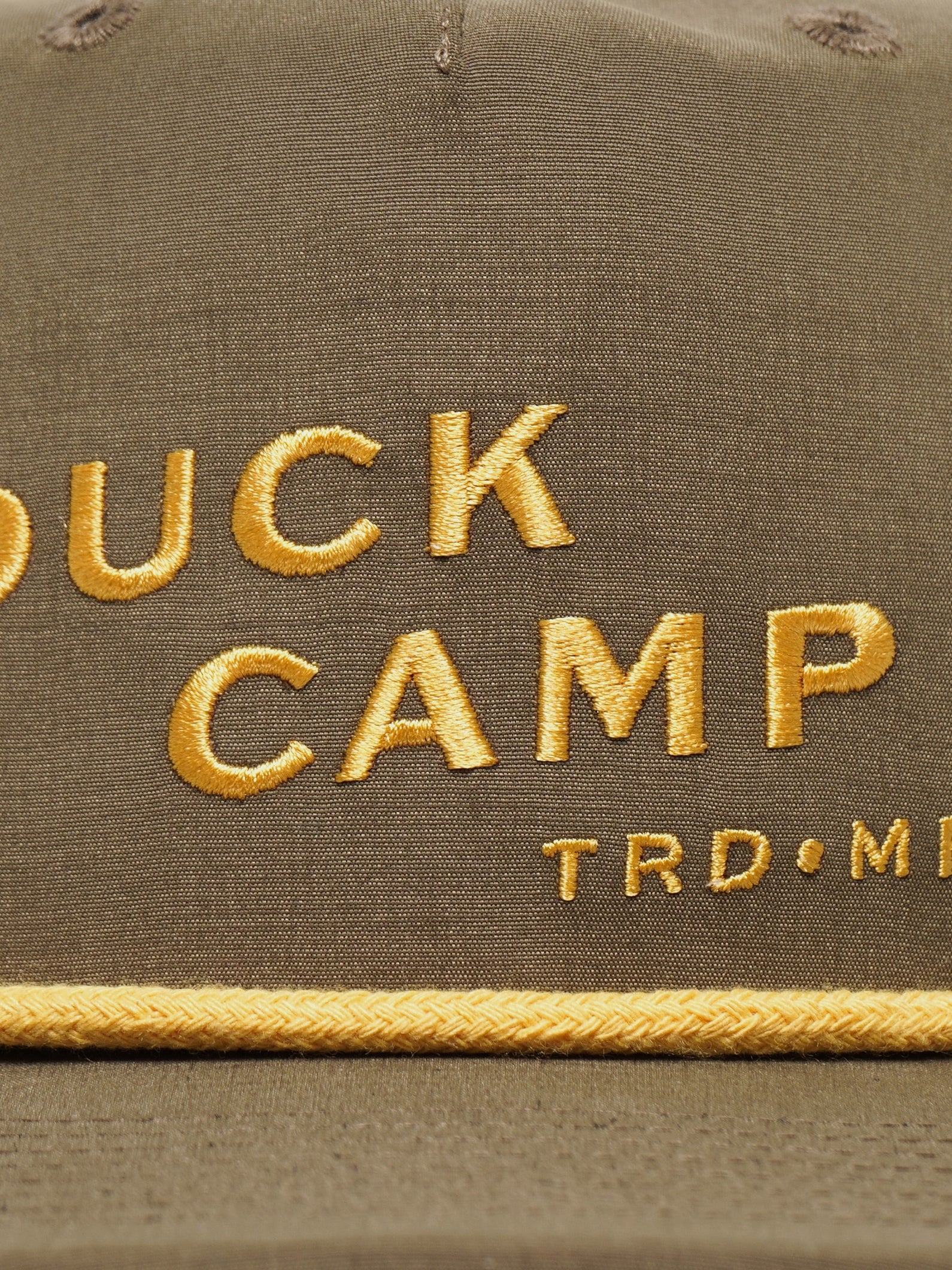 Duck Camp Trademark Hat - Military Green