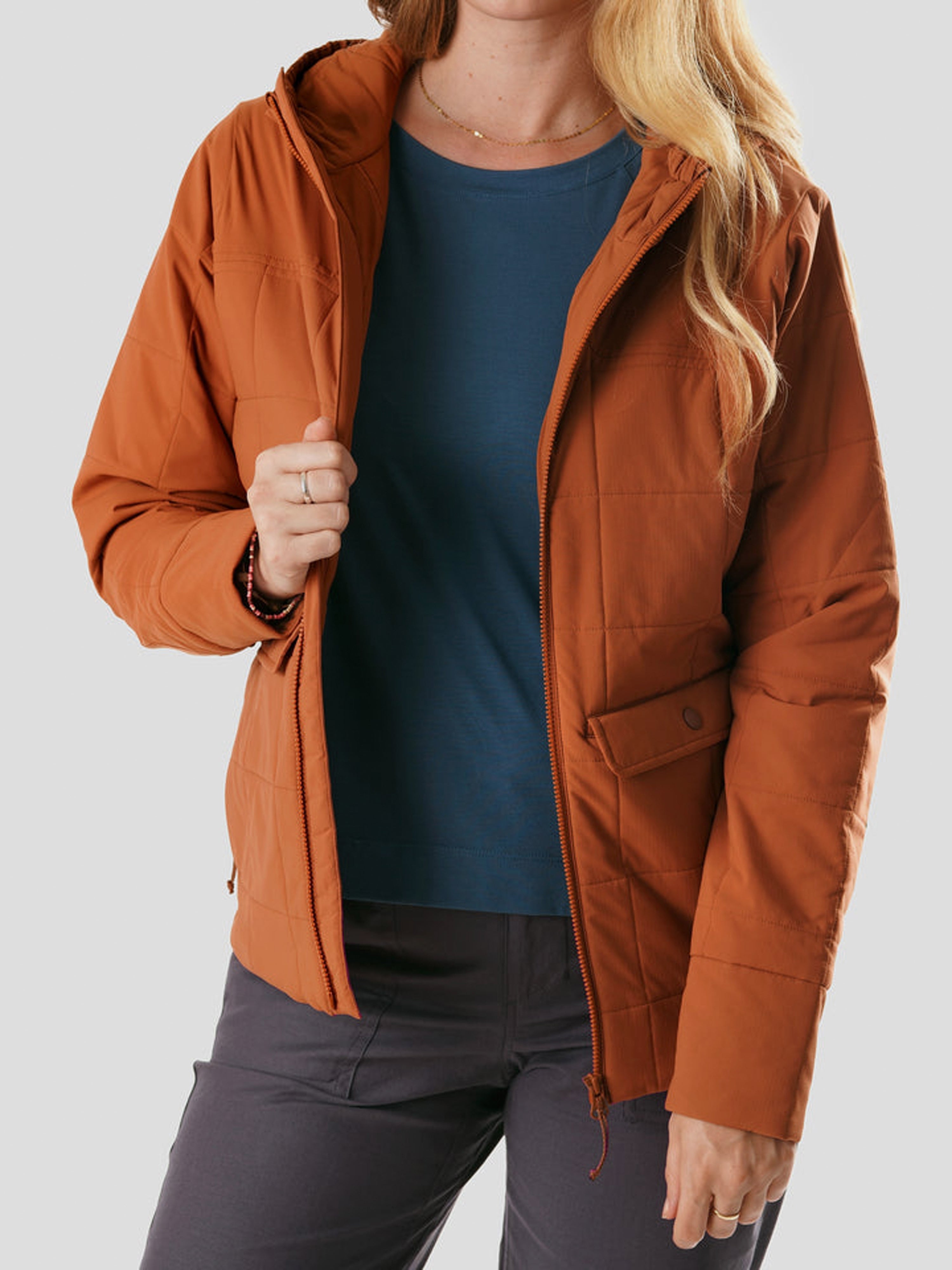Insulated best sale hoodie women's