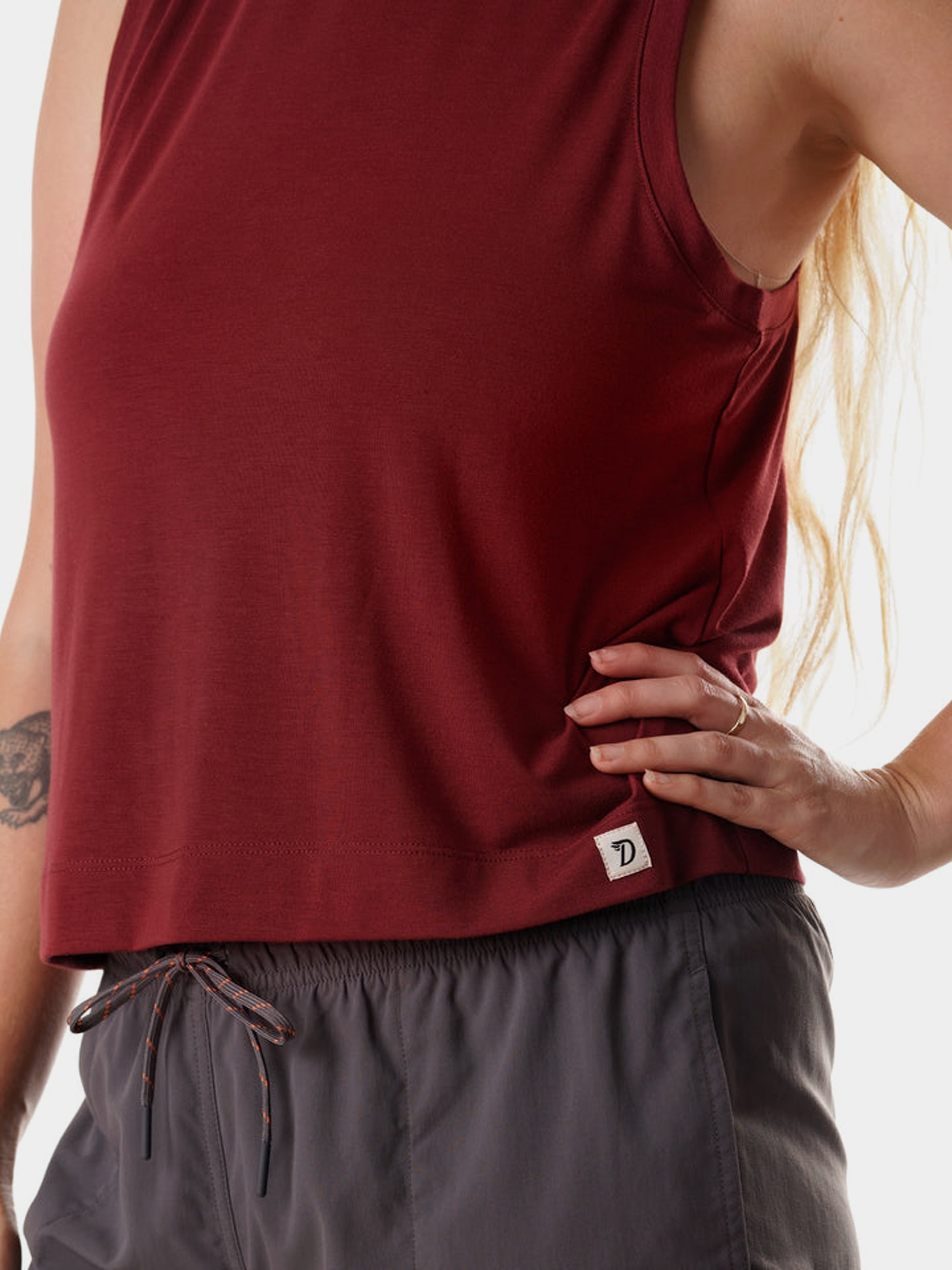 W's Lightweight Bamboo Tank - Port