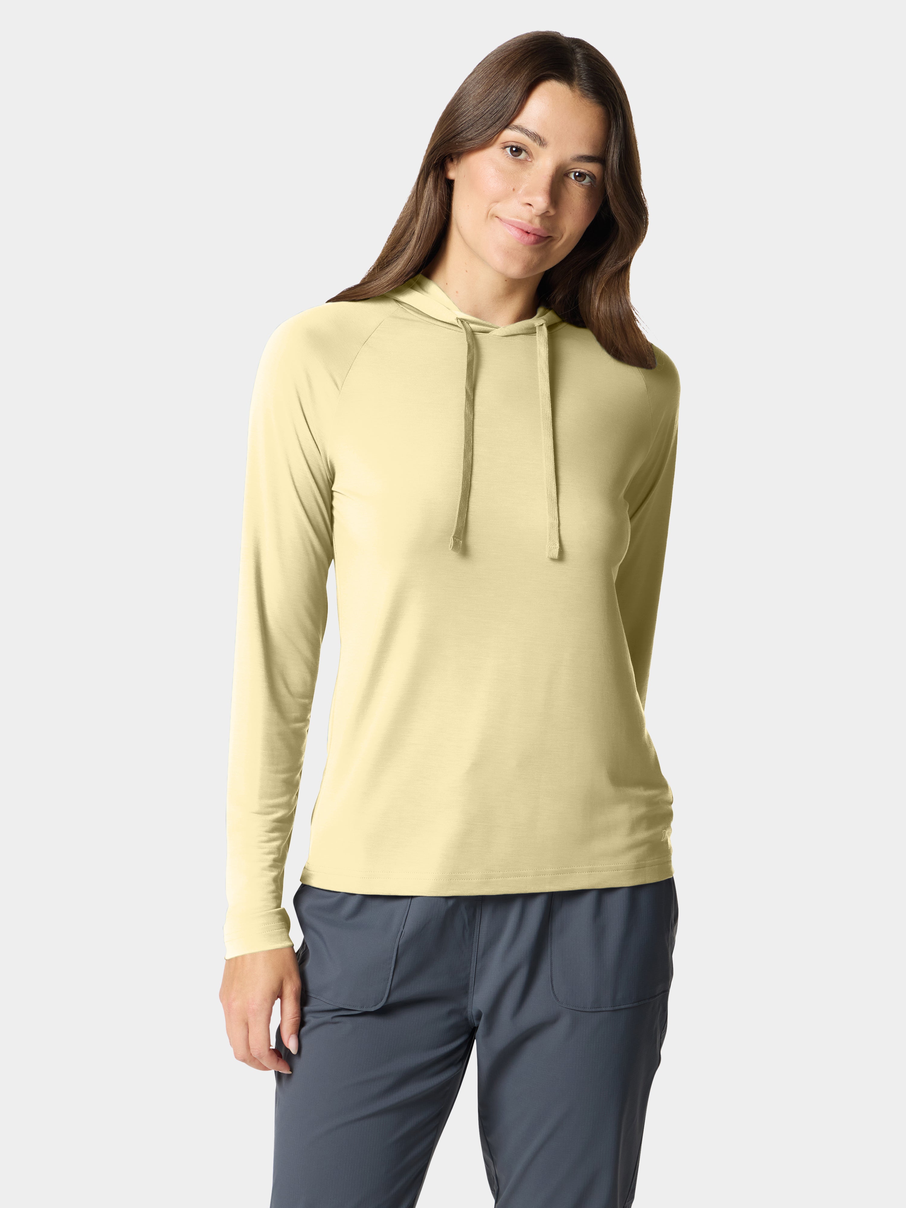 W's Lightweight Performance Hoodie - Summerland Yellow