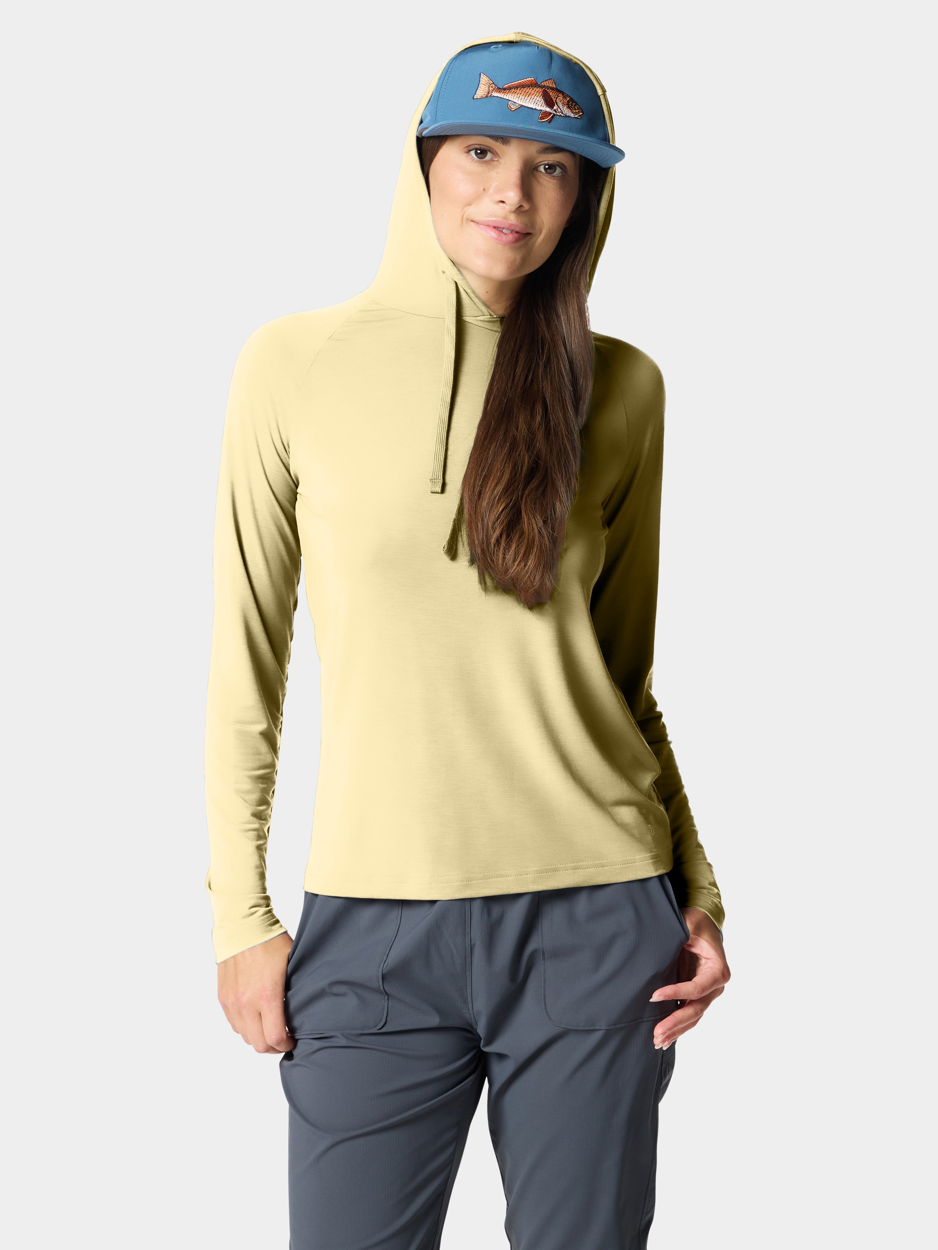 W's Lightweight Performance Hoodie - Summerland Yellow