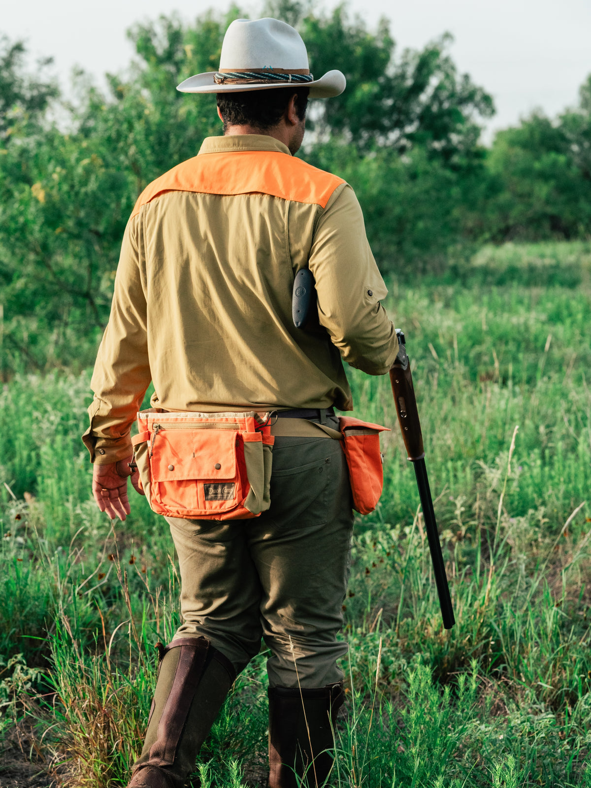Canvas Shell & Game Bag Set - Blaze/Wheat