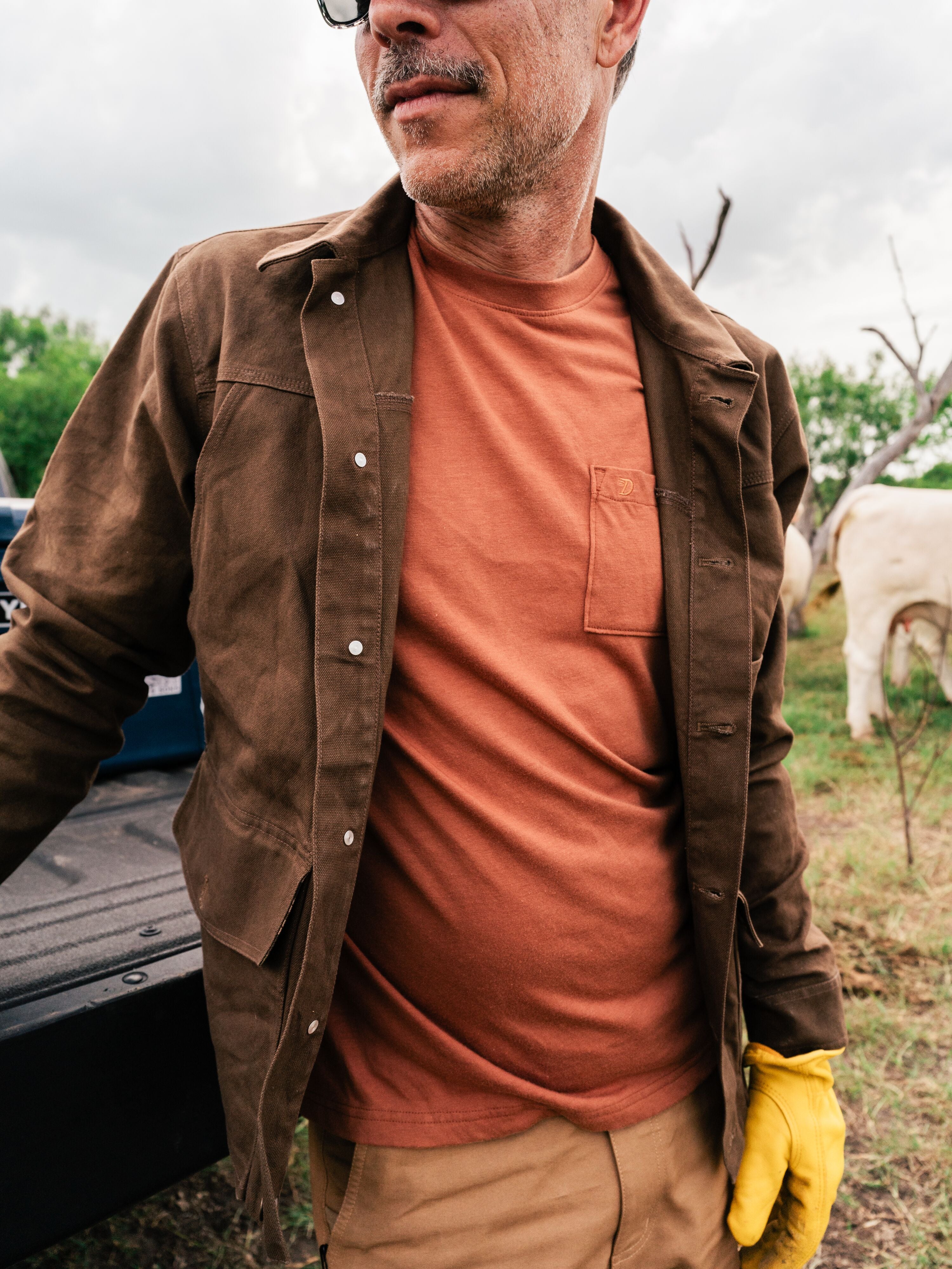 M's Essential drirelease® Crew - Clay