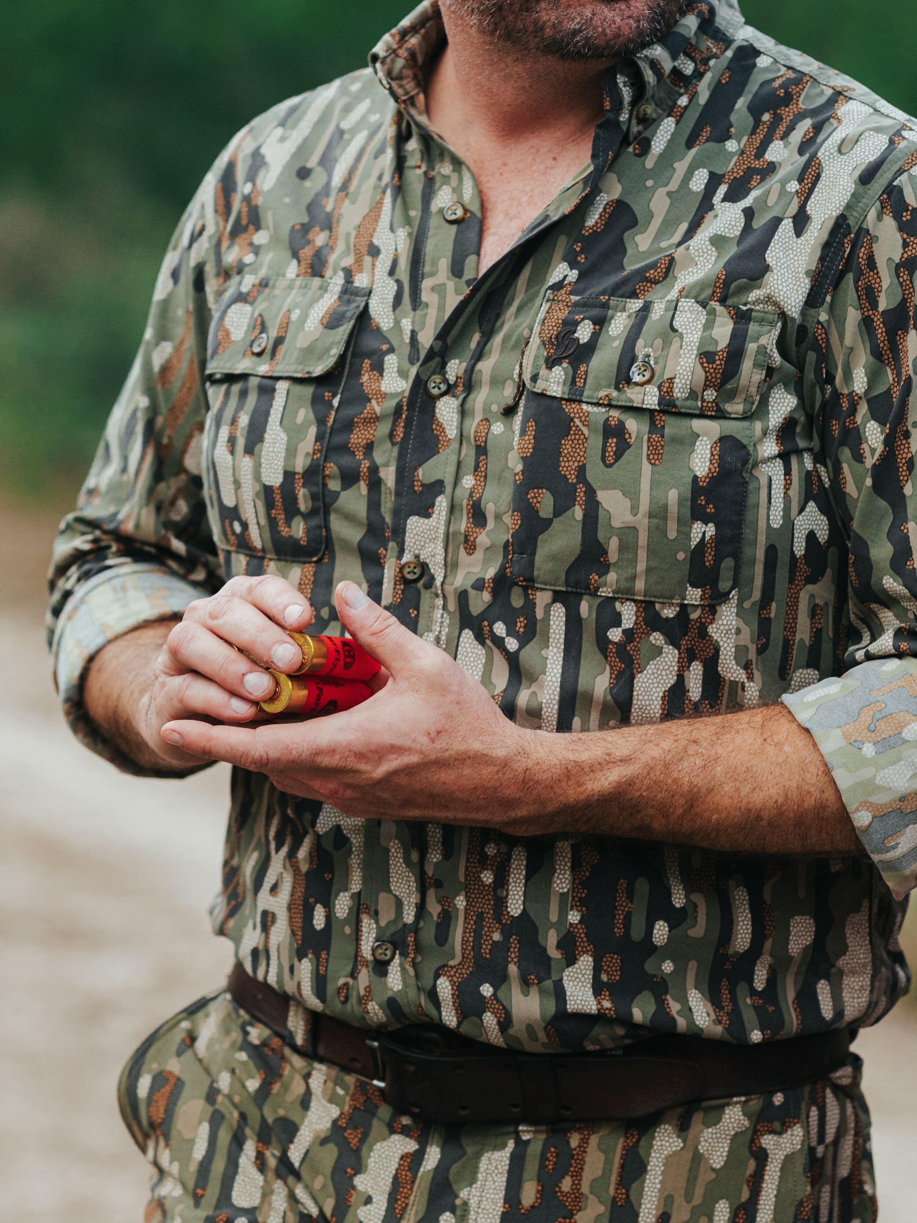 M's Lightweight Hunting Shirt Long Sleeve - Woodland