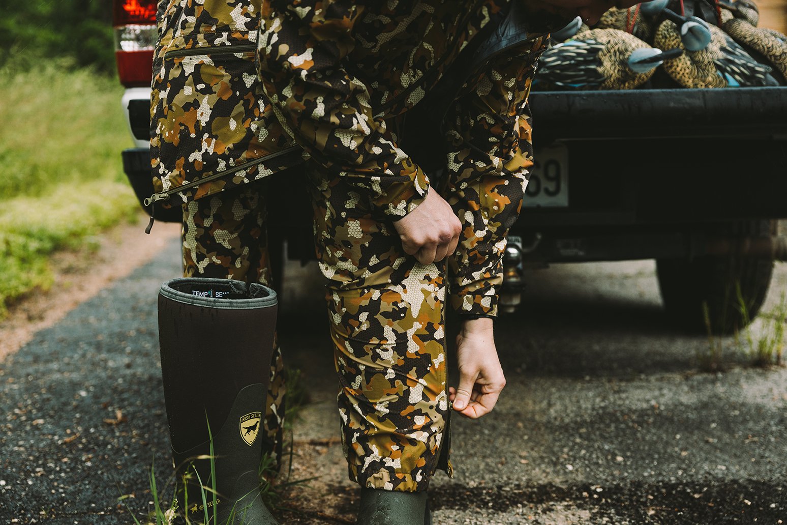 M's 3L Ultralight Rain Pants - Rain ES Wetland