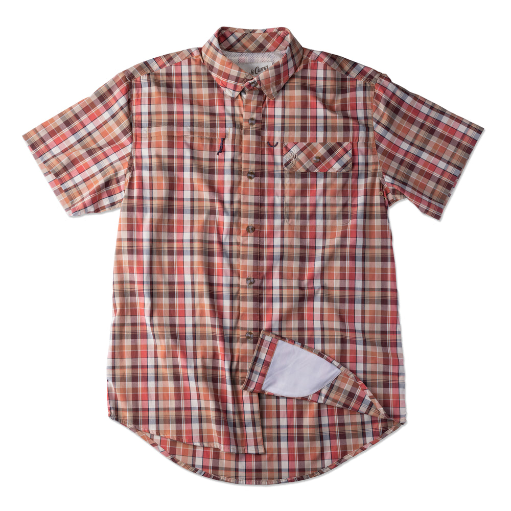Signature Fishing Shirt - Short Sleeve - Copper River Plaid