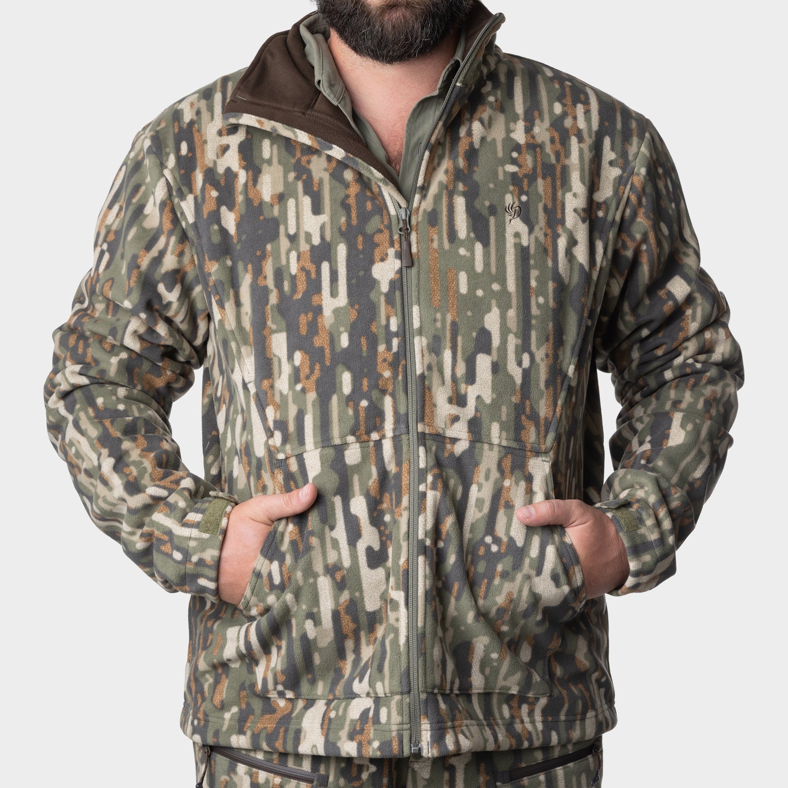 M's Vantage 3L Fleece - Full Zip - Woodland