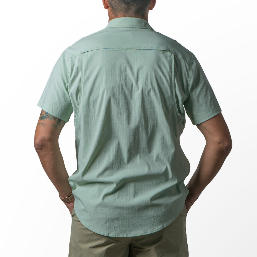 Signature Fishing Shirt - Short Sleeve - Foam Green
