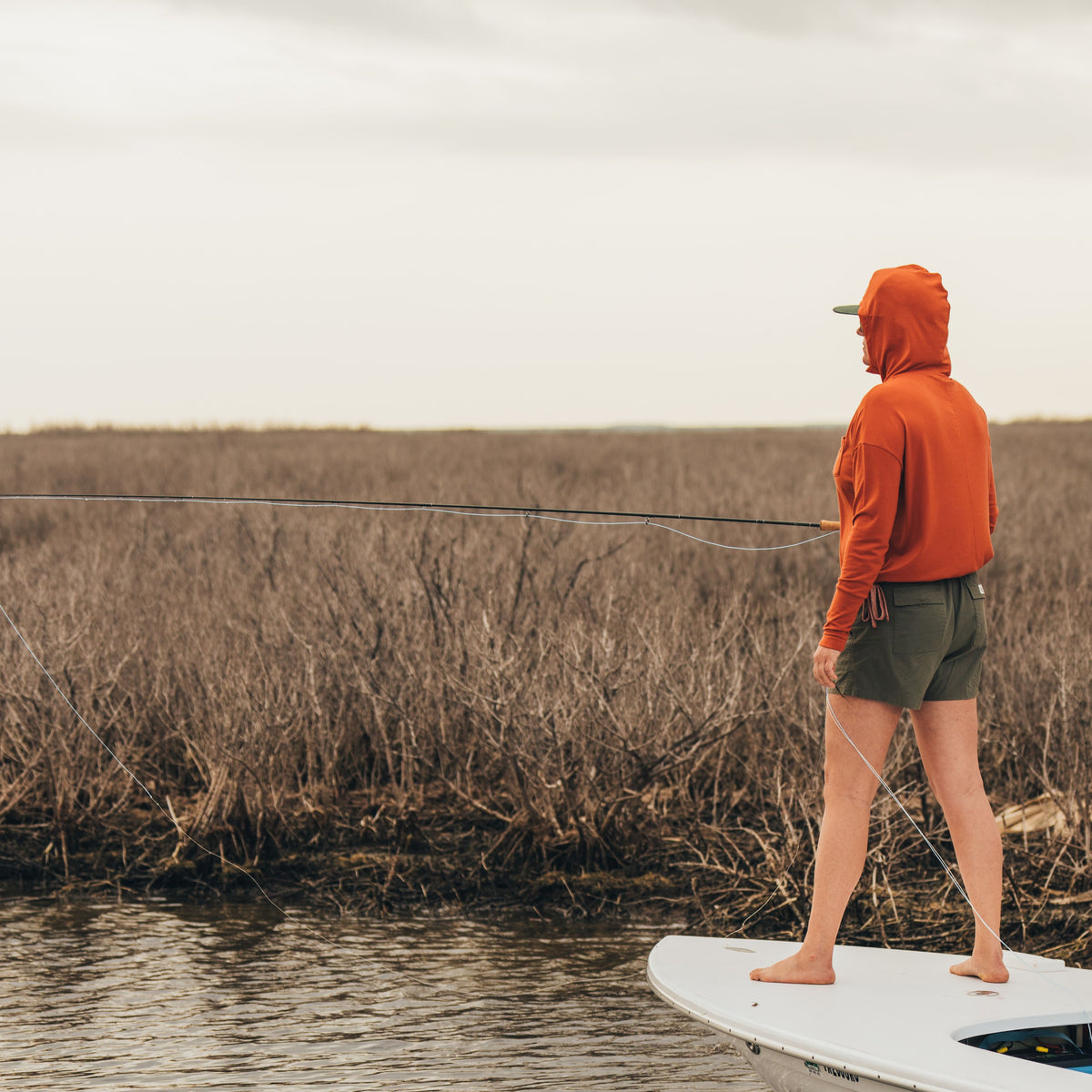 Women's Mesa Merino Hoodie - Cinnamon Teal